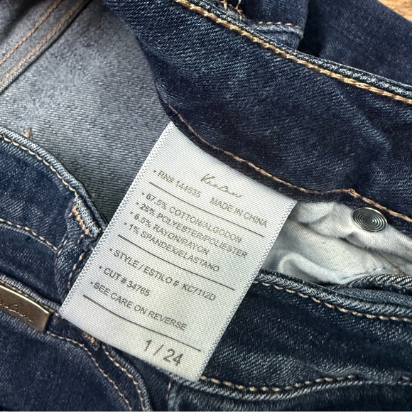 KanCan Women's Blue Distressed Ankle Skinny Jeans - Picture 4 of 5